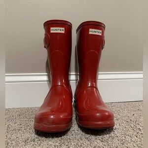 Red Hunter Boots - 9